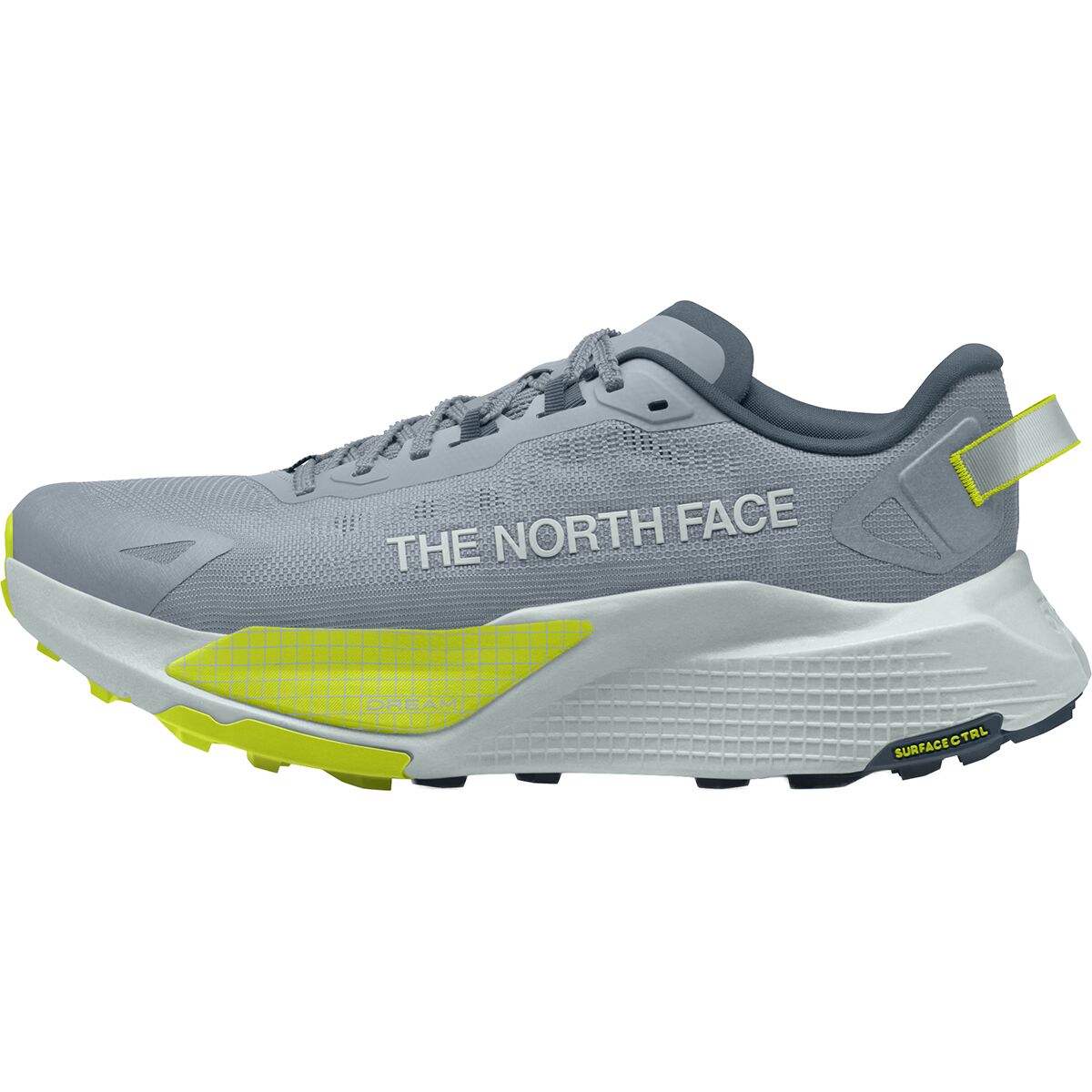 The North Face Men's Altamesa 500 V2 Trail Running Shoe in Frost Grey / Fizz Lime - Size: