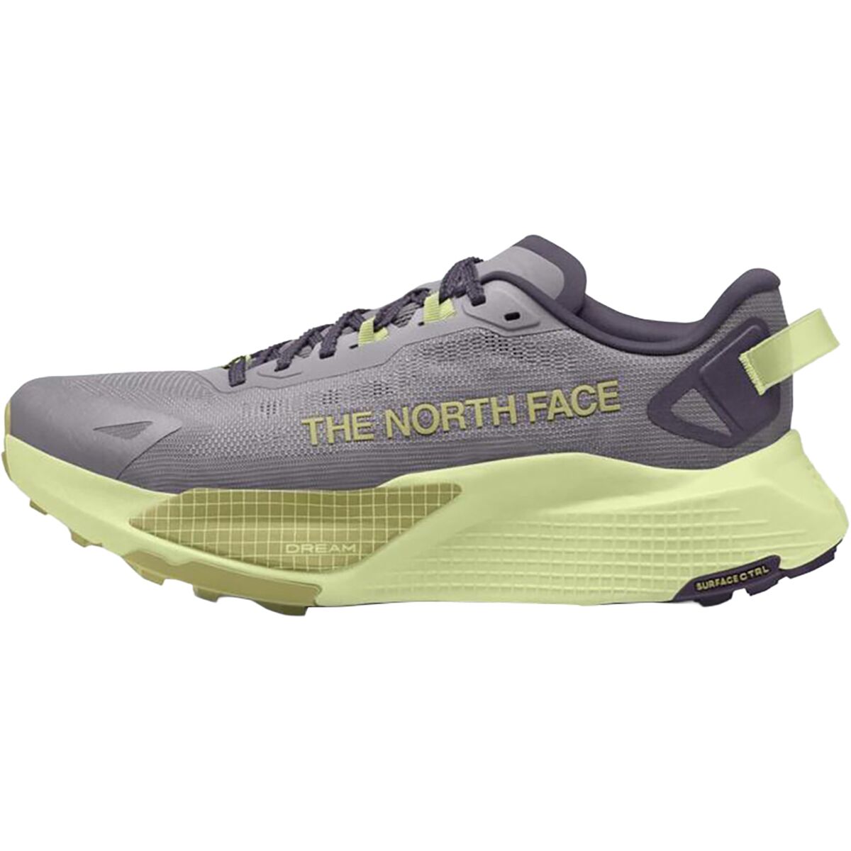 The North Face Women's Altamesa 500 V2 Trail Running Shoe in Transcendent Grey / Pear - Size: