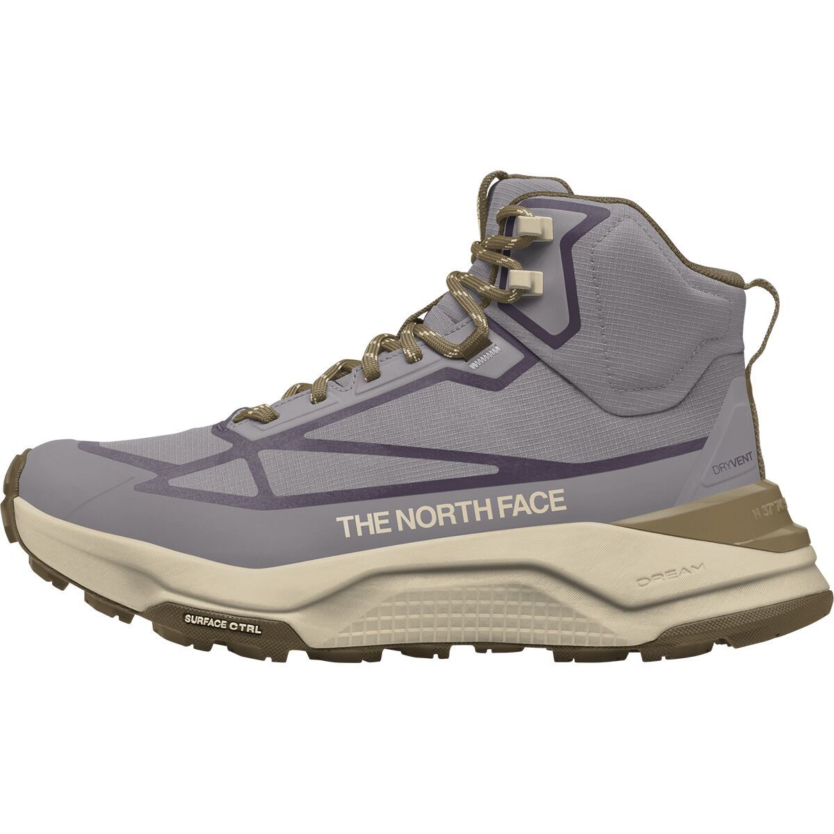 The North Face Women's Fastpack Mid WP Hiking Boot in Transcendent Grey / Cedar - Size:
