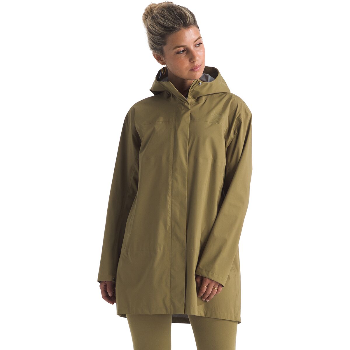 The North Face Women's Voyage Rain 3L Hooded Parka in Cedar - Size: Small