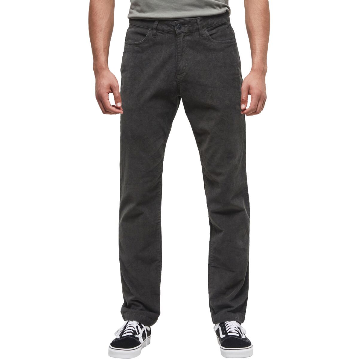 Tentree Men's EcoStretch Corduroy Everywhere Pant in Forest River Green - Size: 38