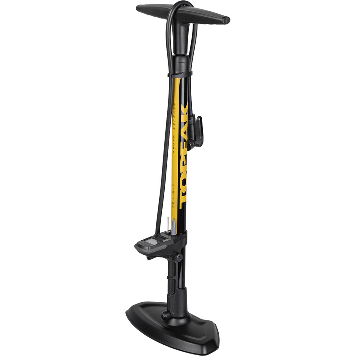 Topeak JoeBlow Sport Digital Floor Pump in Yellow / Black