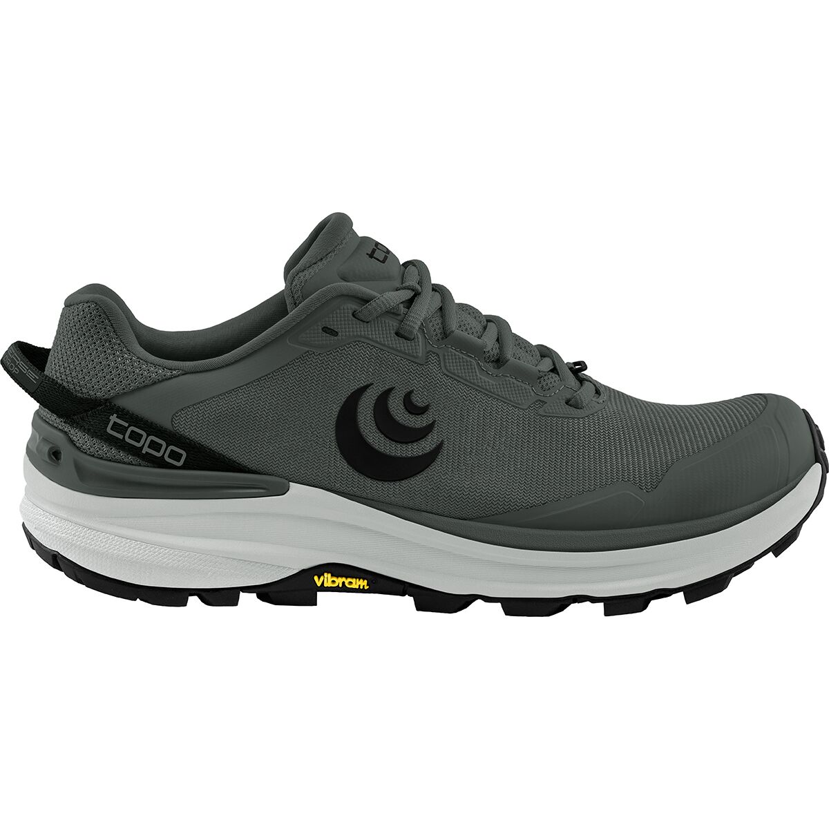 Topo Athletic Men's Traverse Wide Trail Running Shoe in Grey / Charcoal - Size: