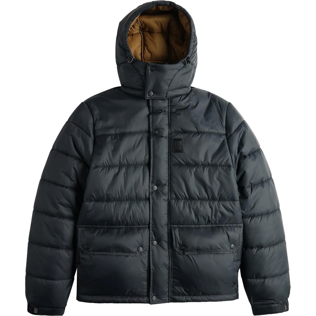 Topo Designs Men's Retro Ridge Puffer Jacket in Black - Size: Medium