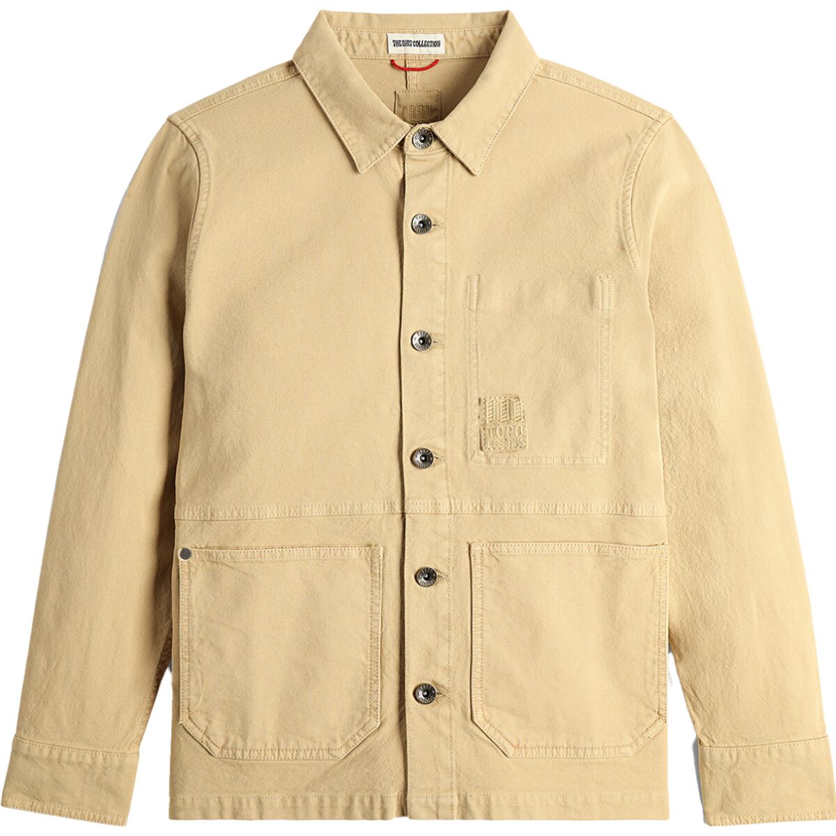 Topo Designs Women's Dirt Utility Jacket in Sahara - Size: XL