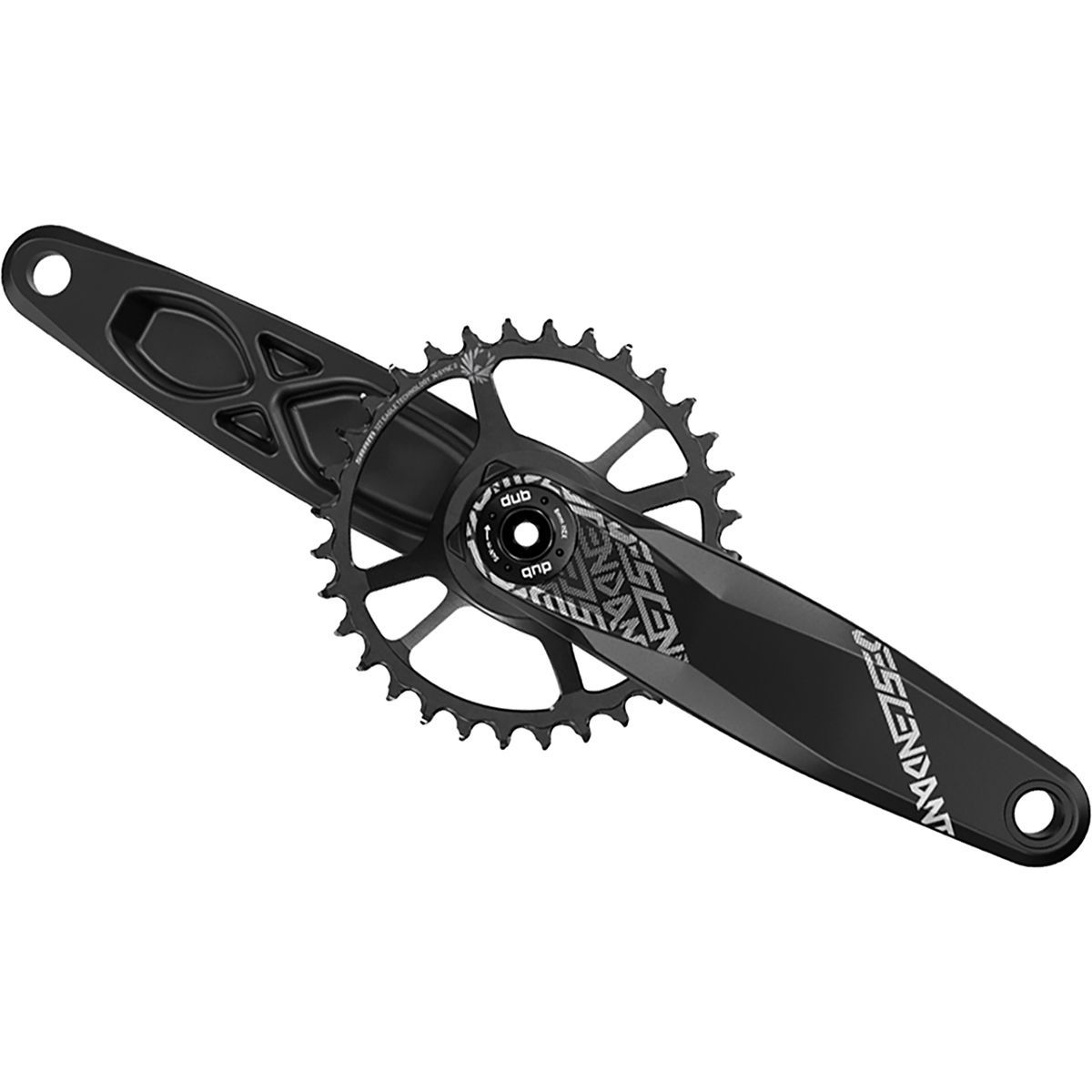 TruVativ Descendant 6K Eagle DUB Crankset in Black - Size: 170mm/32t