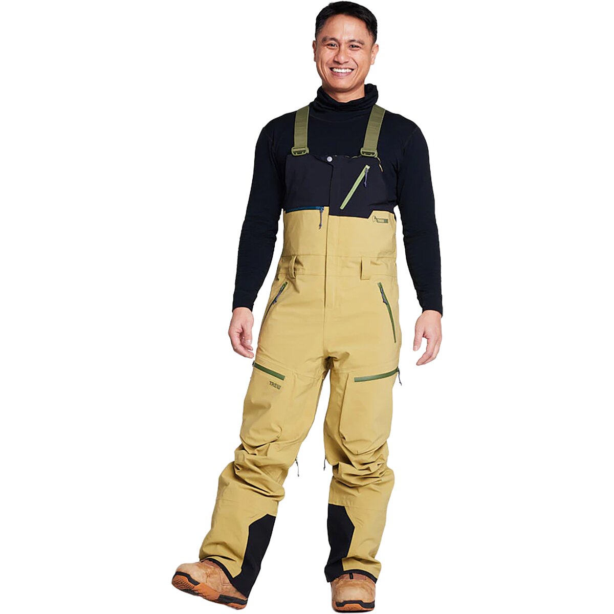 Trew Gear Men's Capow Bib Pant in Willow - Size: Small