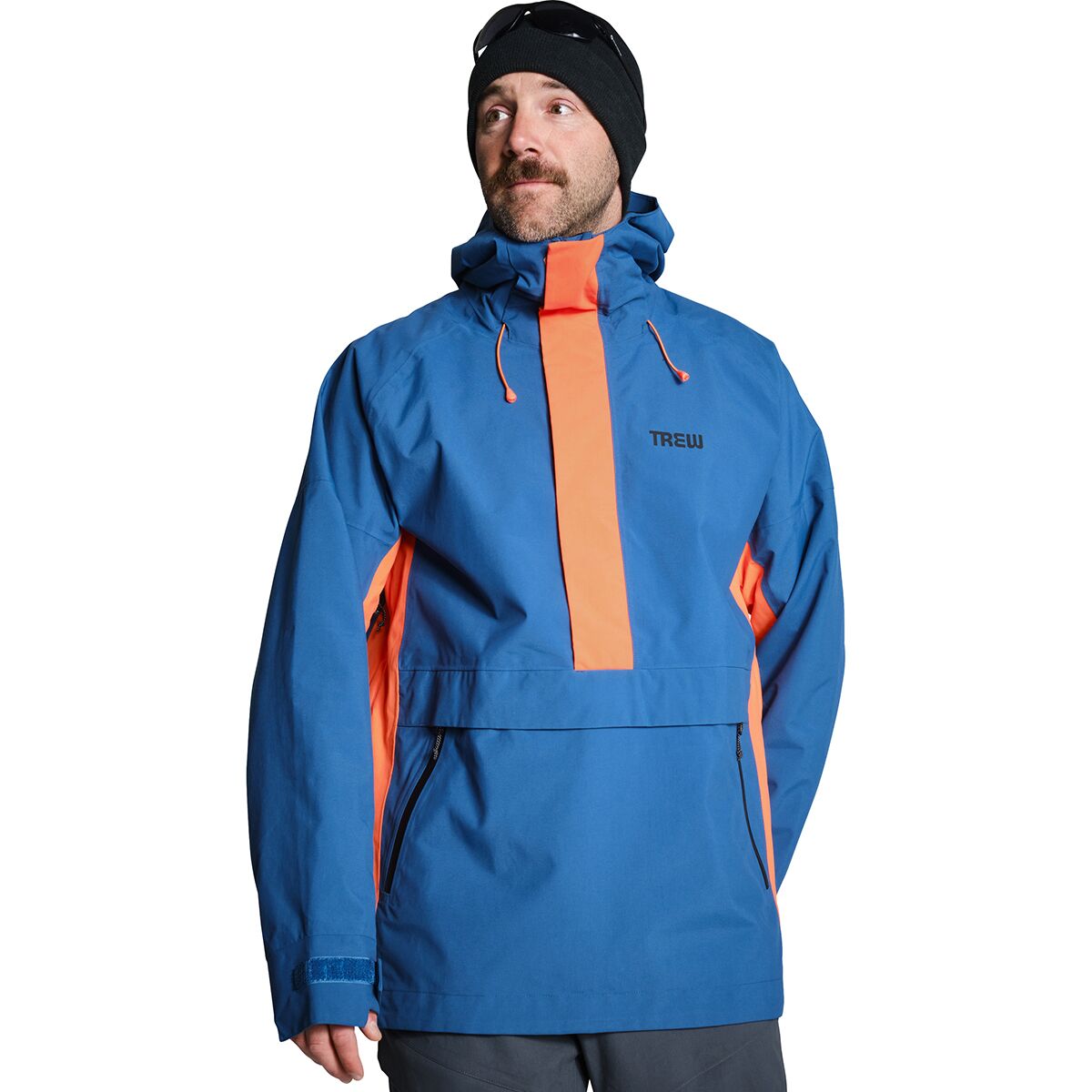 Trew Gear Popover Jacket in Blue Pond - Size: Medium