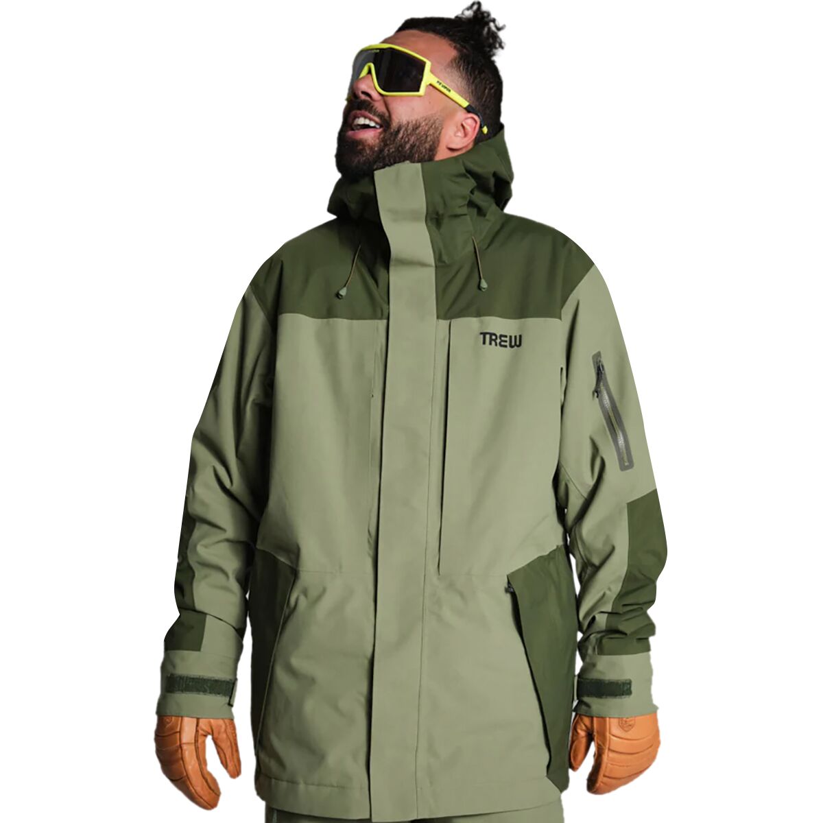 Trew Gear Men's Tatoosh Jacket in Fatigue Green - Size: Small