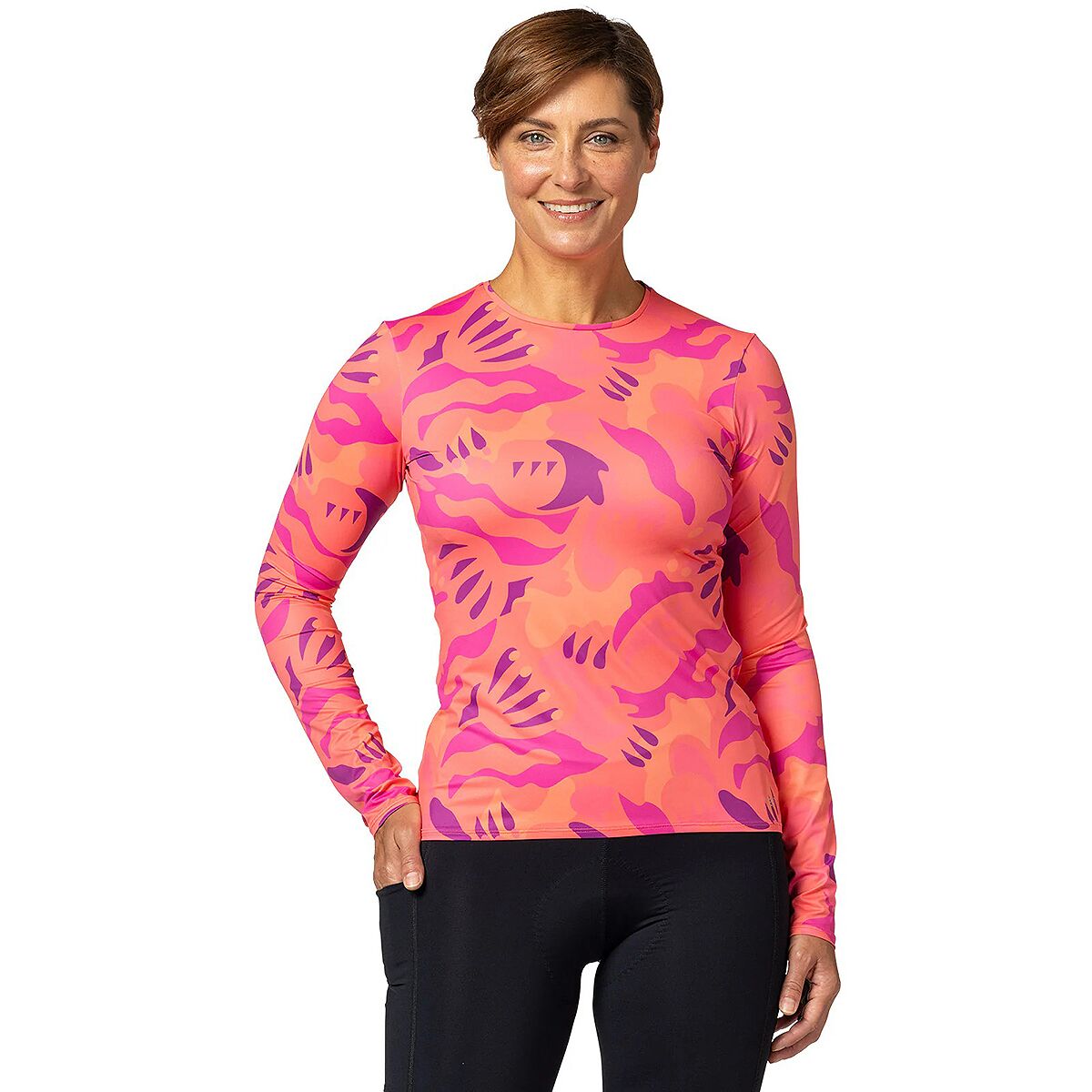 Terry Bicycles Women's Soleil Long-Sleeve Top in Wild Child - Size: XS
