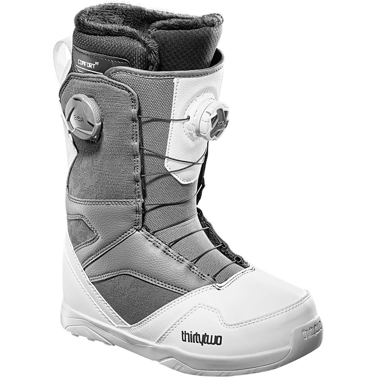 ThirtyTwo Women's STW Double BOA Snowboard Boot - 2024 in Black / Green - Size: 7