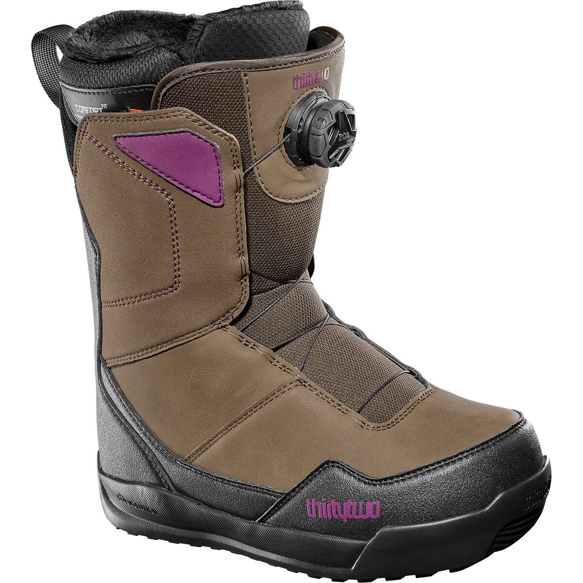 ThirtyTwo Women's Shifty BOA Snowboard Boot - 2025 in Brown / Black - Size: 6