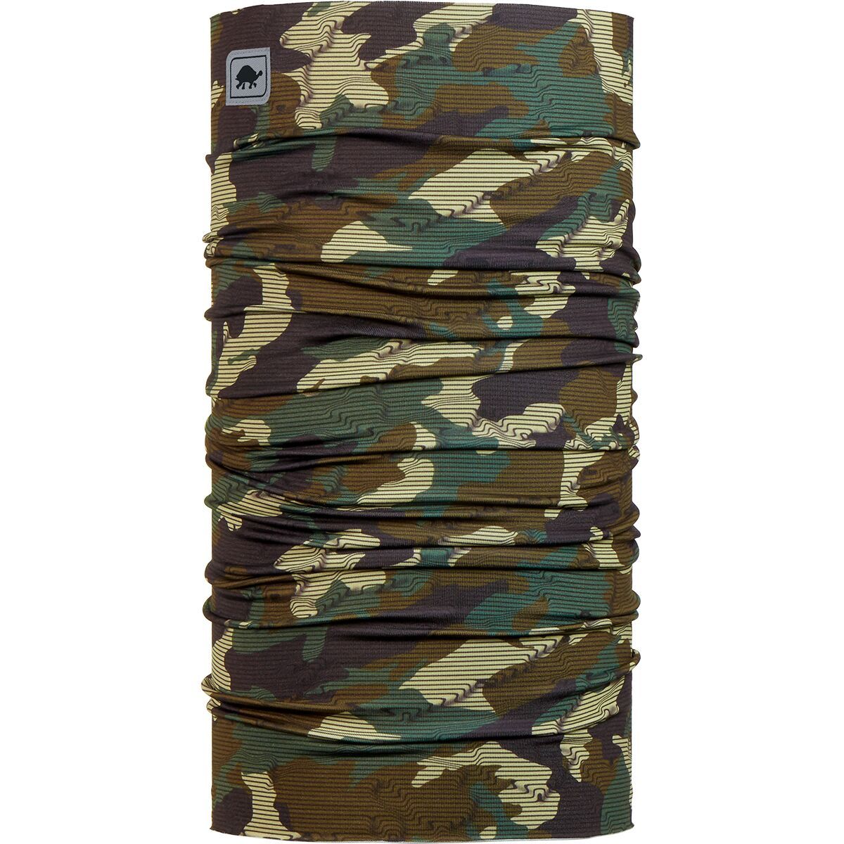 Turtle Fur Comfort Shell Totally Tubular Print Neck Gaiter in Snowkist