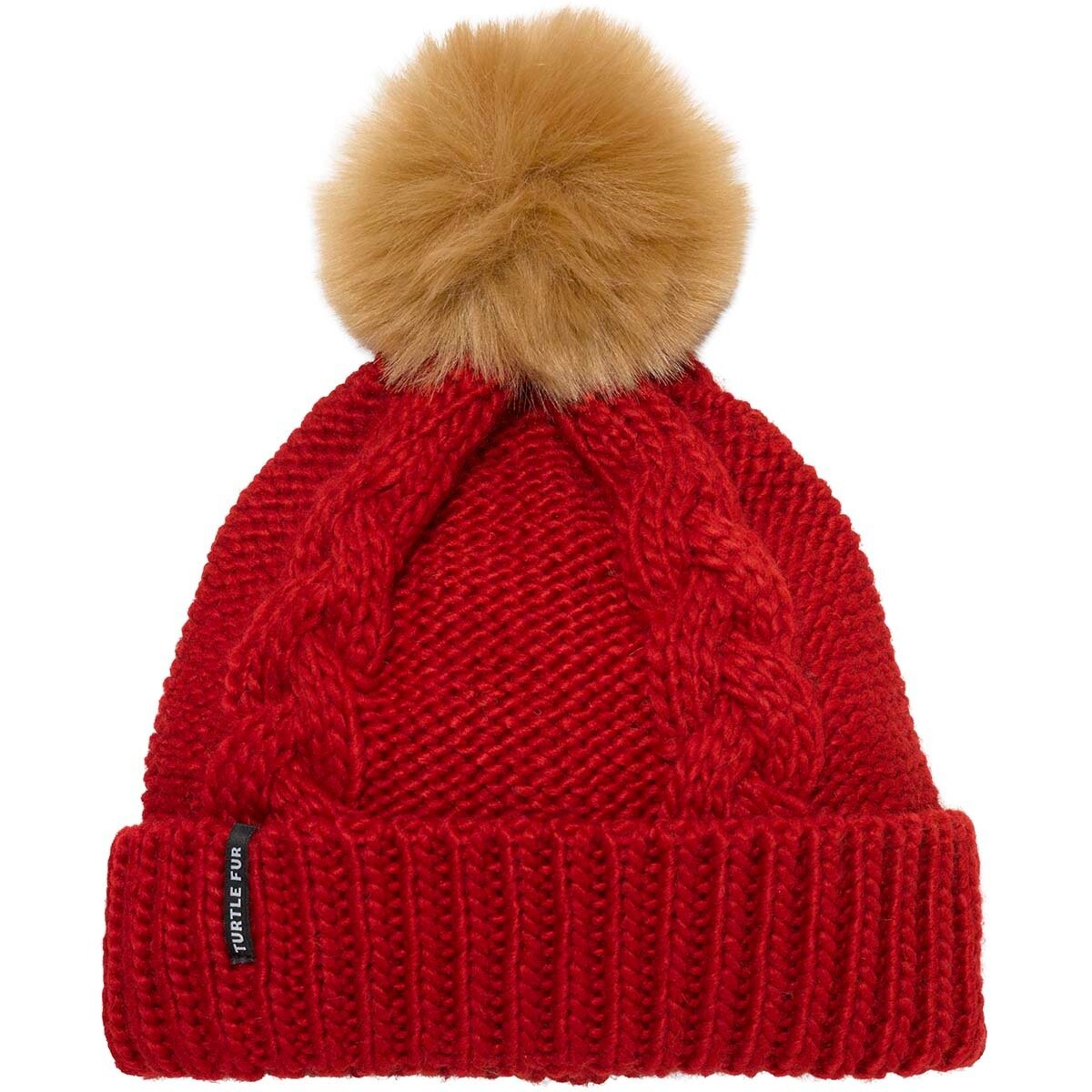 Turtle Fur Girl's Lizzy Beanie in Red