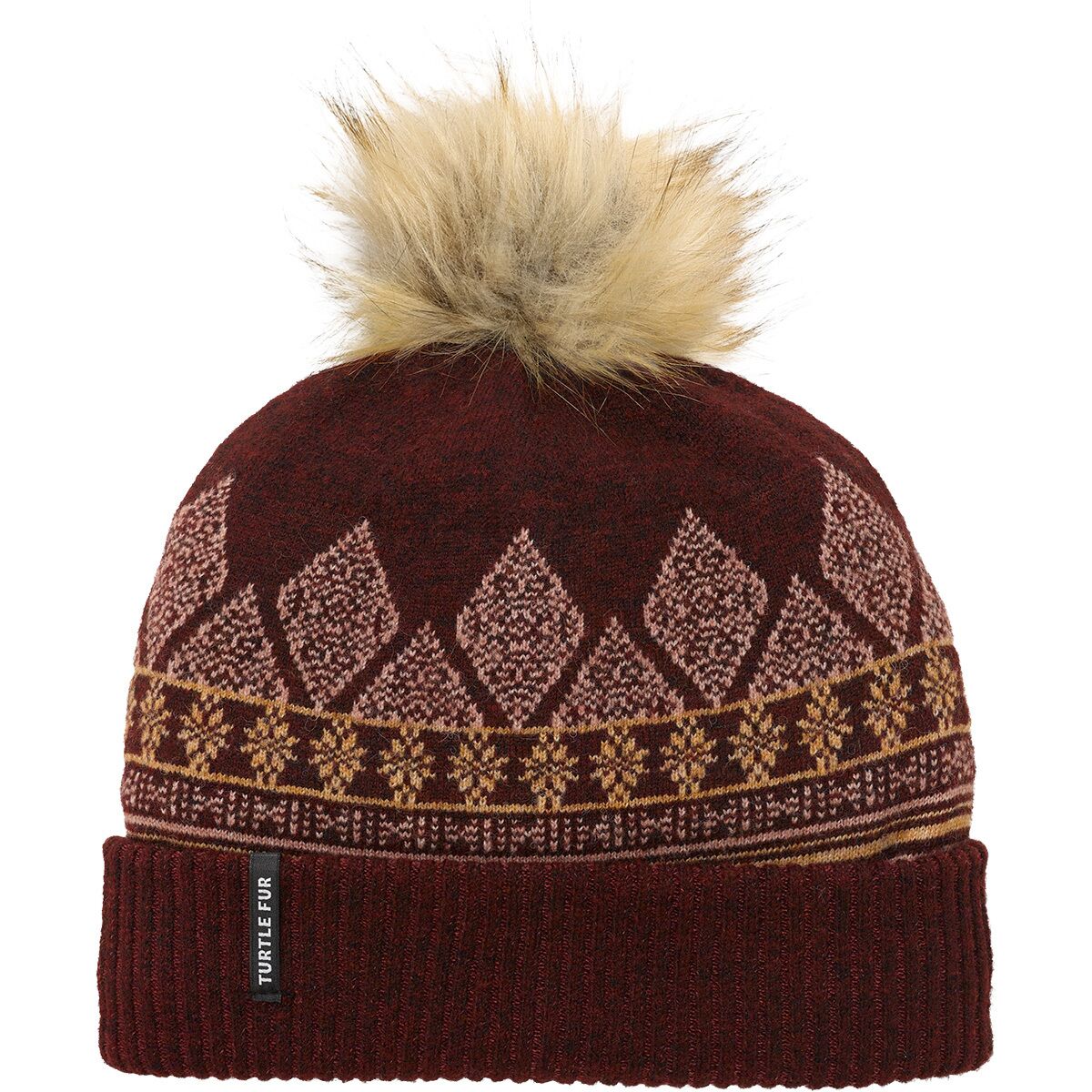 Turtle Fur Turtle Fur Recycled Ellen Beanie in Garnet - $21.97 at Steep and Cheap