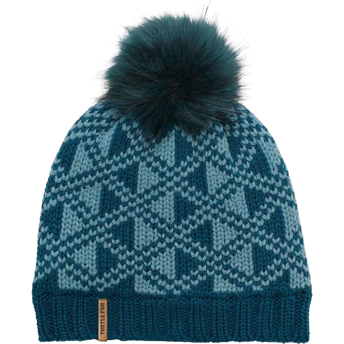 Turtle Fur Gigi Beanie - Kids' in Dark Teal