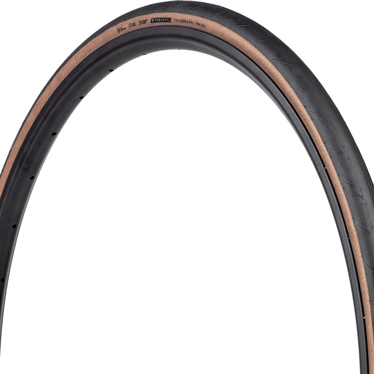 Teravail Teravail Telegraph Tubeless Tire in Tan / Light and Supple - Size: 700x28 - $50.28 at Steep and Cheap