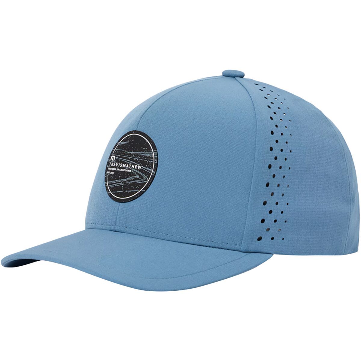 TravisMathew Long Journey Hat in Captains Blue