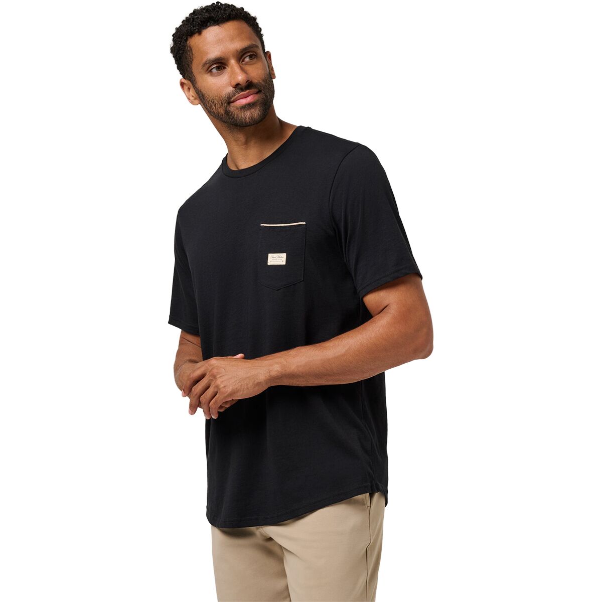 TravisMathew Men's Social Club T-Shirt in Black - Size: Small