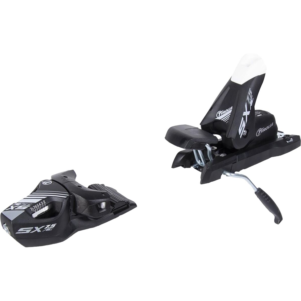 Tyrolia Sx 7.5 Gw Ski Binding in Black / White - Size: 78mm