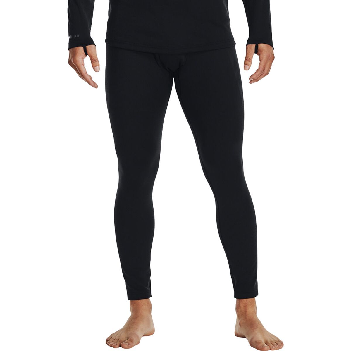 Under Armour Men's Packaged Base 4.0 Legging in Black / Pitch Gray - Size: XL