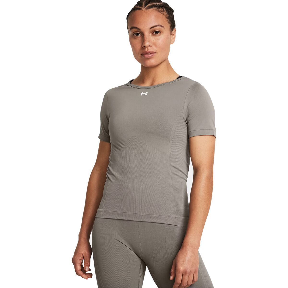 Under Armour Women's Train Seamless Shirt in Pewter - Size: XS