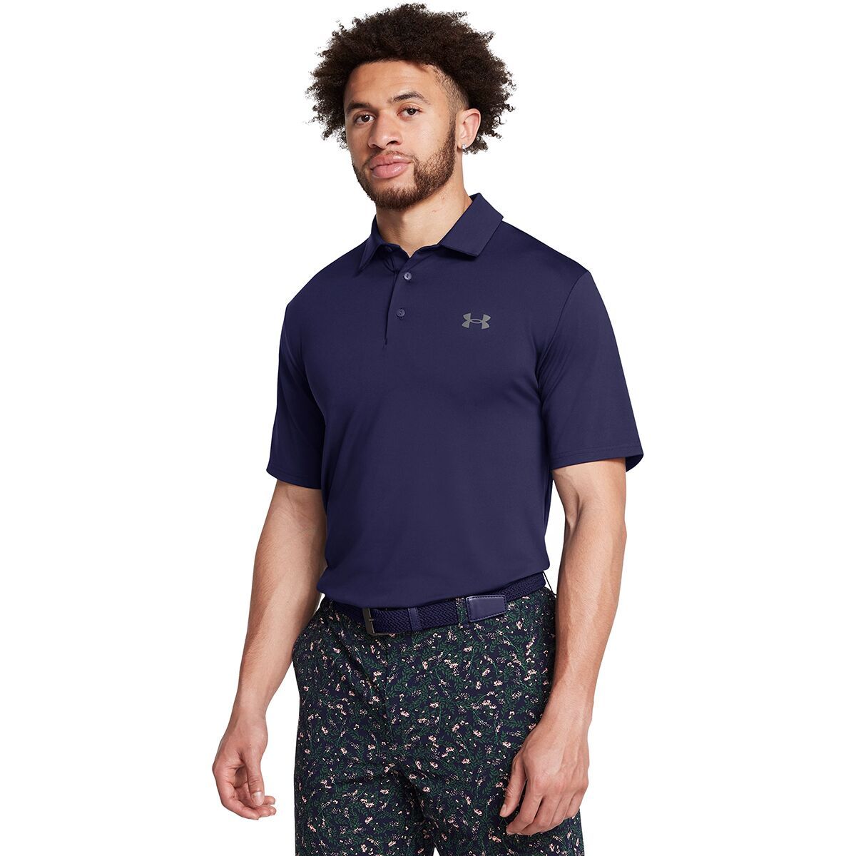 Under Armour Men's Playoff 3.0 Polo in Midnight Navy / Castlerock - Size: Small