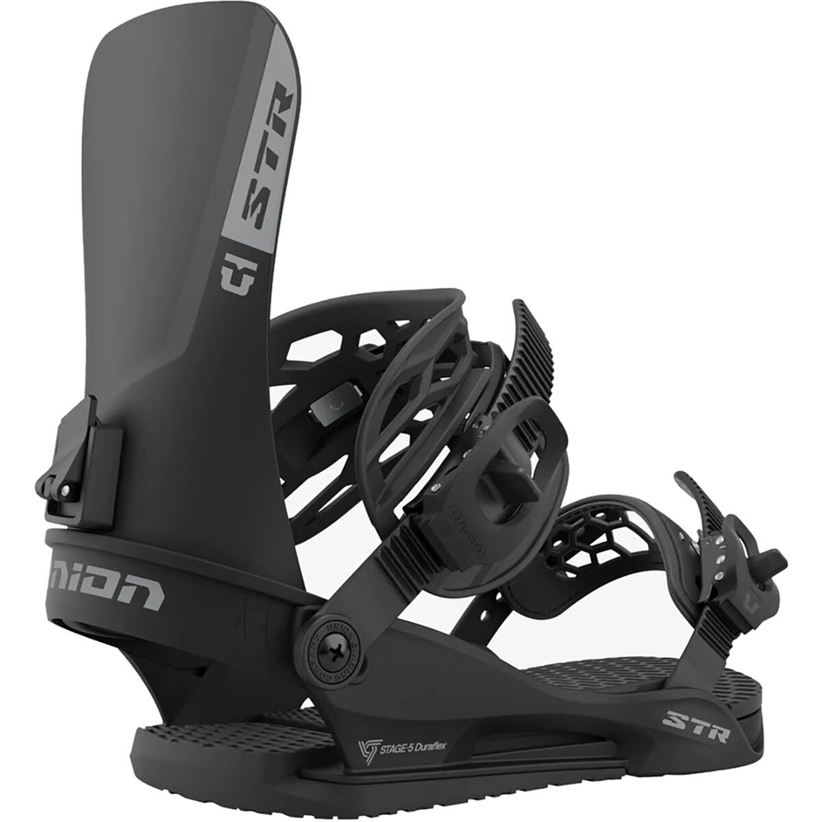Union STR Snowboard Binding - 2024 in Hunter Orange - Size: Small