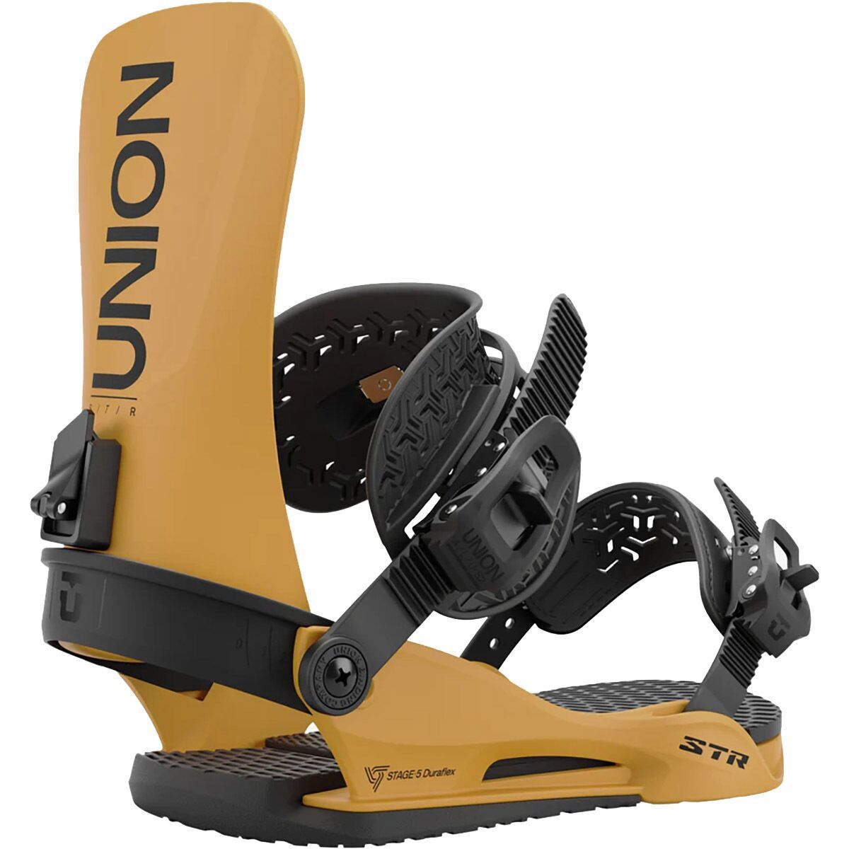 Union STR Snowboard Binding - 2025 in Mustard - Size: Small