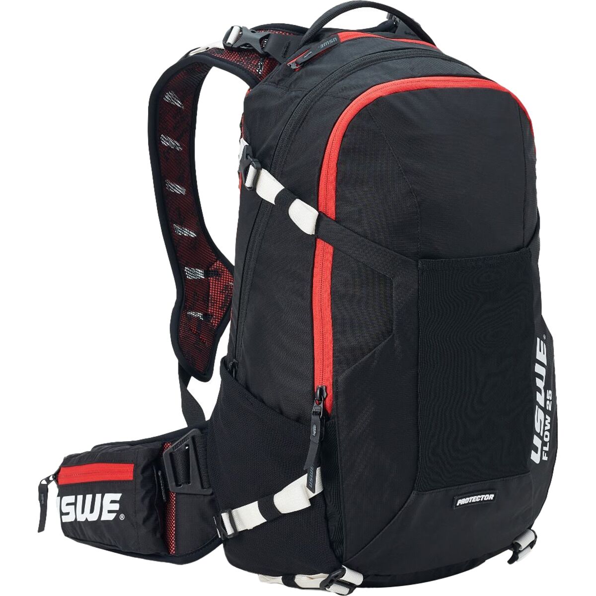USWE Flow 25L Protector Backpack in Carbon Black