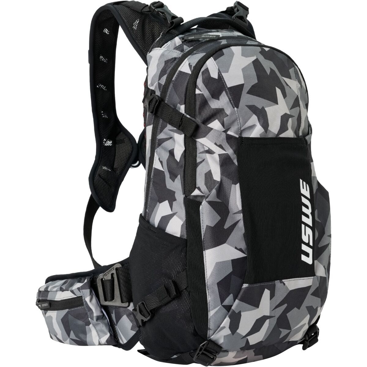 USWE Shred 16L Backpack in Camo / Black