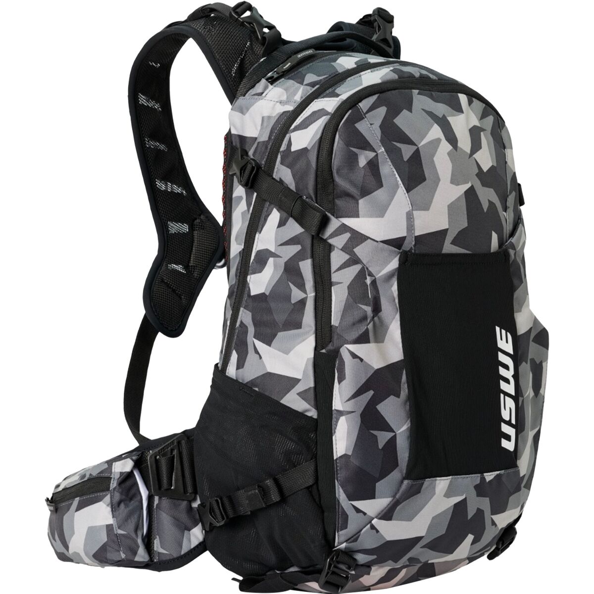 USWE Shred 25L Backpack in Camo / Black