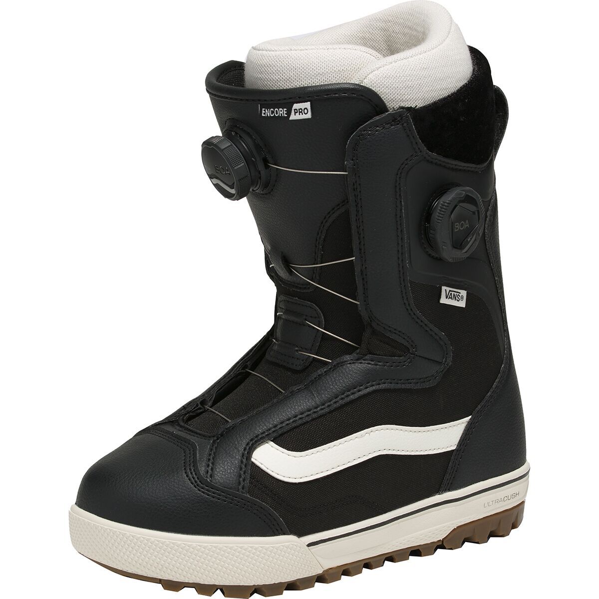 Vans Women's Encore Pro BOA Snowboard Boot - 2025 in Khaki / White - Size: 9.5