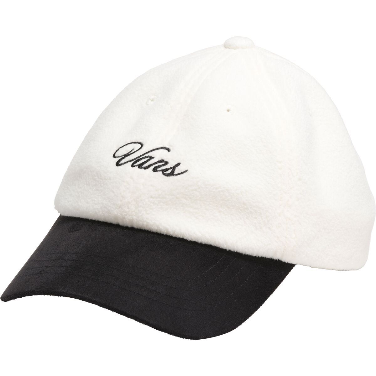 Vans Script Curved Bill Jockey Hat in Marshmallow