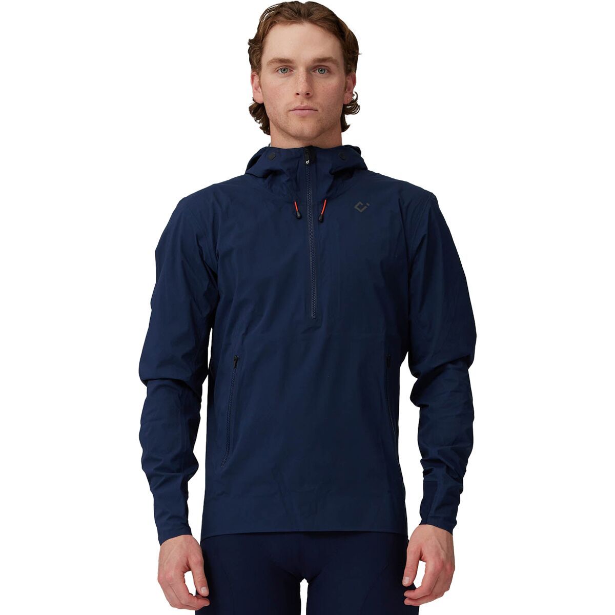 Velocio Men's Anorak in Fire Red - Size: Medium