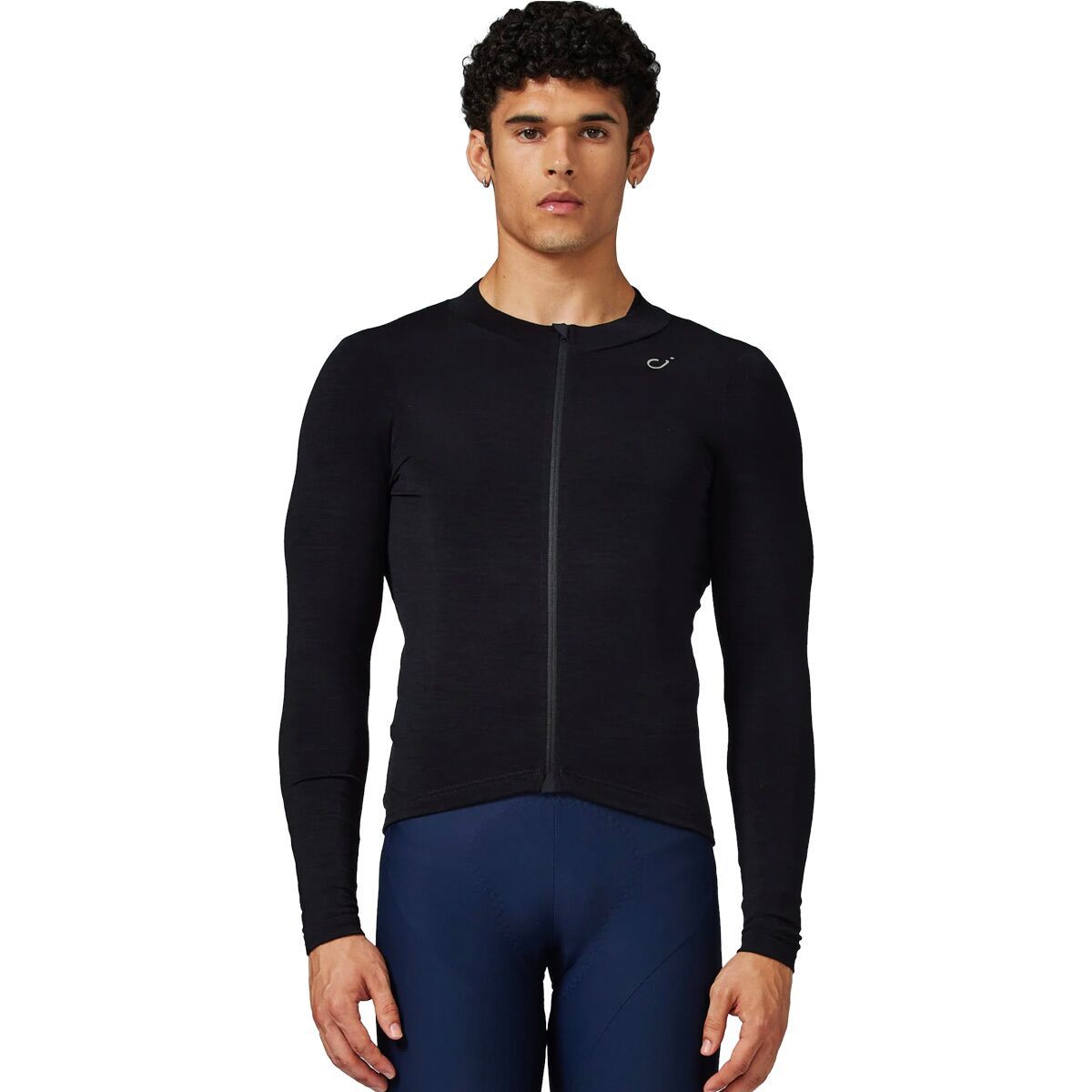 Velocio Men's Concept Merino Long-Sleeve Jersey in Black - Size: XL