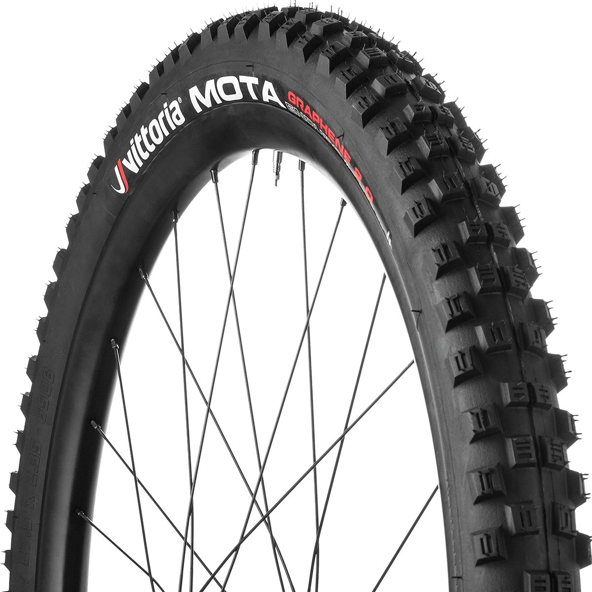 Vittoria Mota G2.0 4C Enduro 27.5in Tire in Black, Enduro / TLR - Size: 27.5x2.6