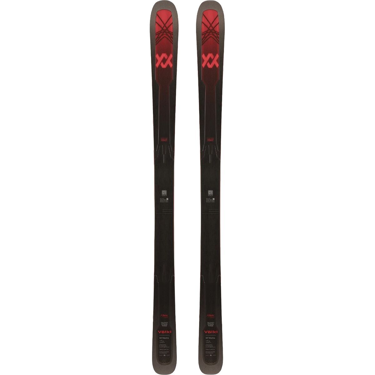 Volkl M7 Mantra Ski - 2025 in Black / Red - Size: 163cm