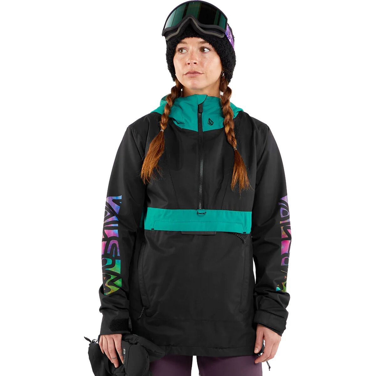 Volcom Women's Ashfield Pullover in Black - Size: XS