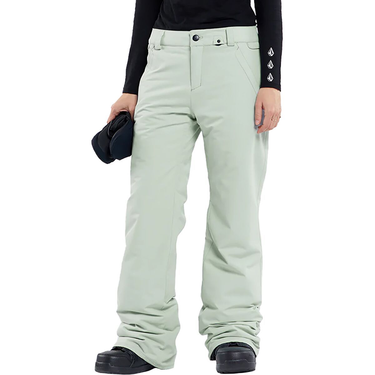 Volcom Women's Frochickie Insulated Pant in Sage Frost - Size: Small