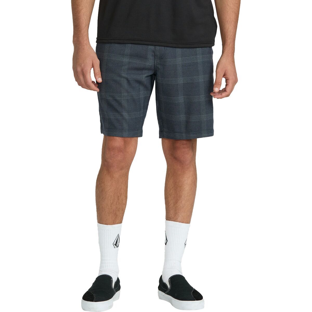 Volcom Men's Frickin Elastic Waist 19 Short in Dark Slate - Size: XL