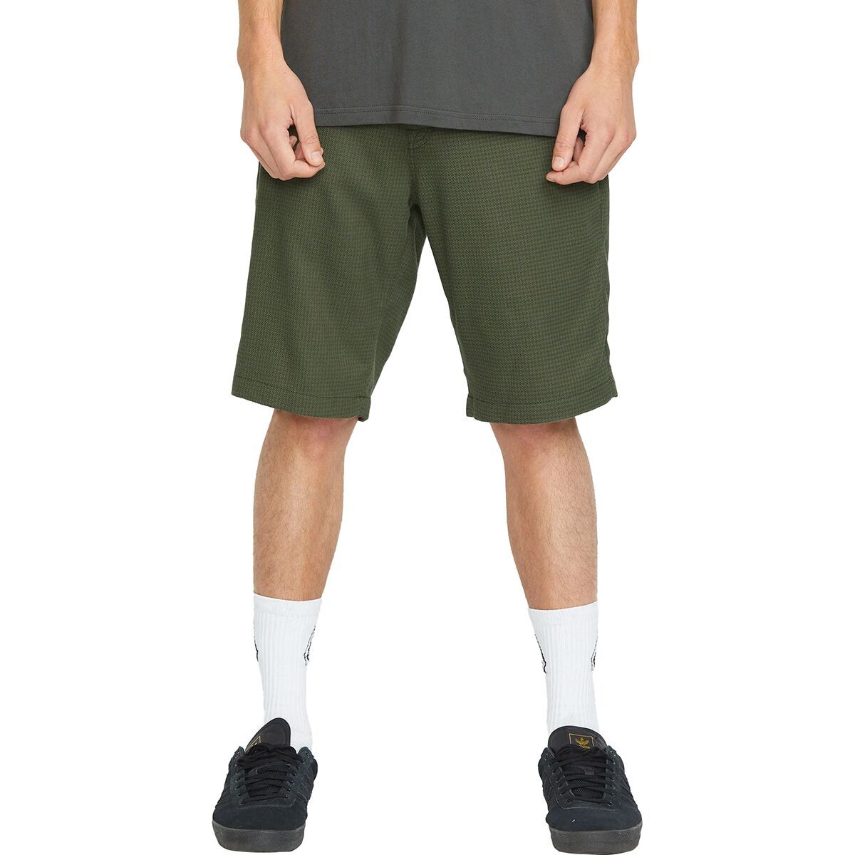 Volcom Men's Frickin Modern Stretch 21 Short in Squadron Green - Size: 30