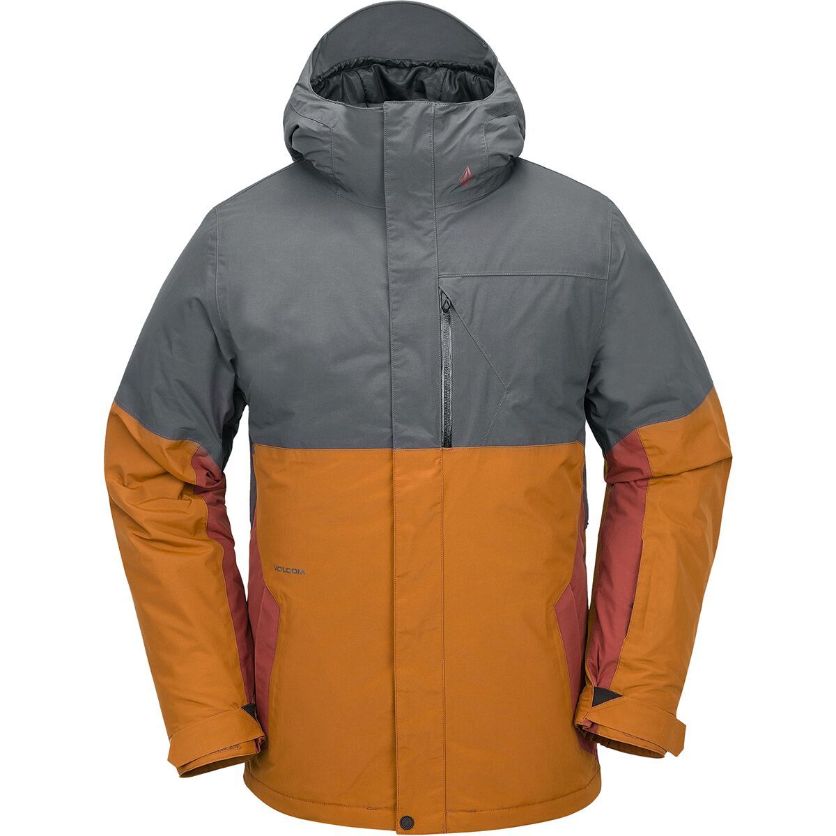 Volcom Men's L Insulated Gore-Tex Jacket in Chestnut Brown - Size: XL
