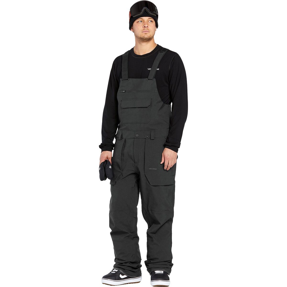 Volcom Men's Roan Bib Overall in Caramel - Size: Small