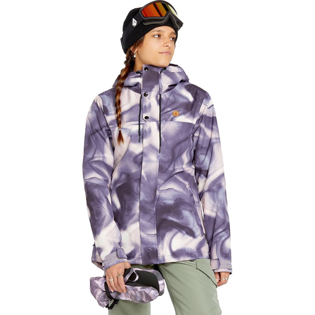 Volcom Women's Bolt Insulated Jacket in Scarab - Size: XL