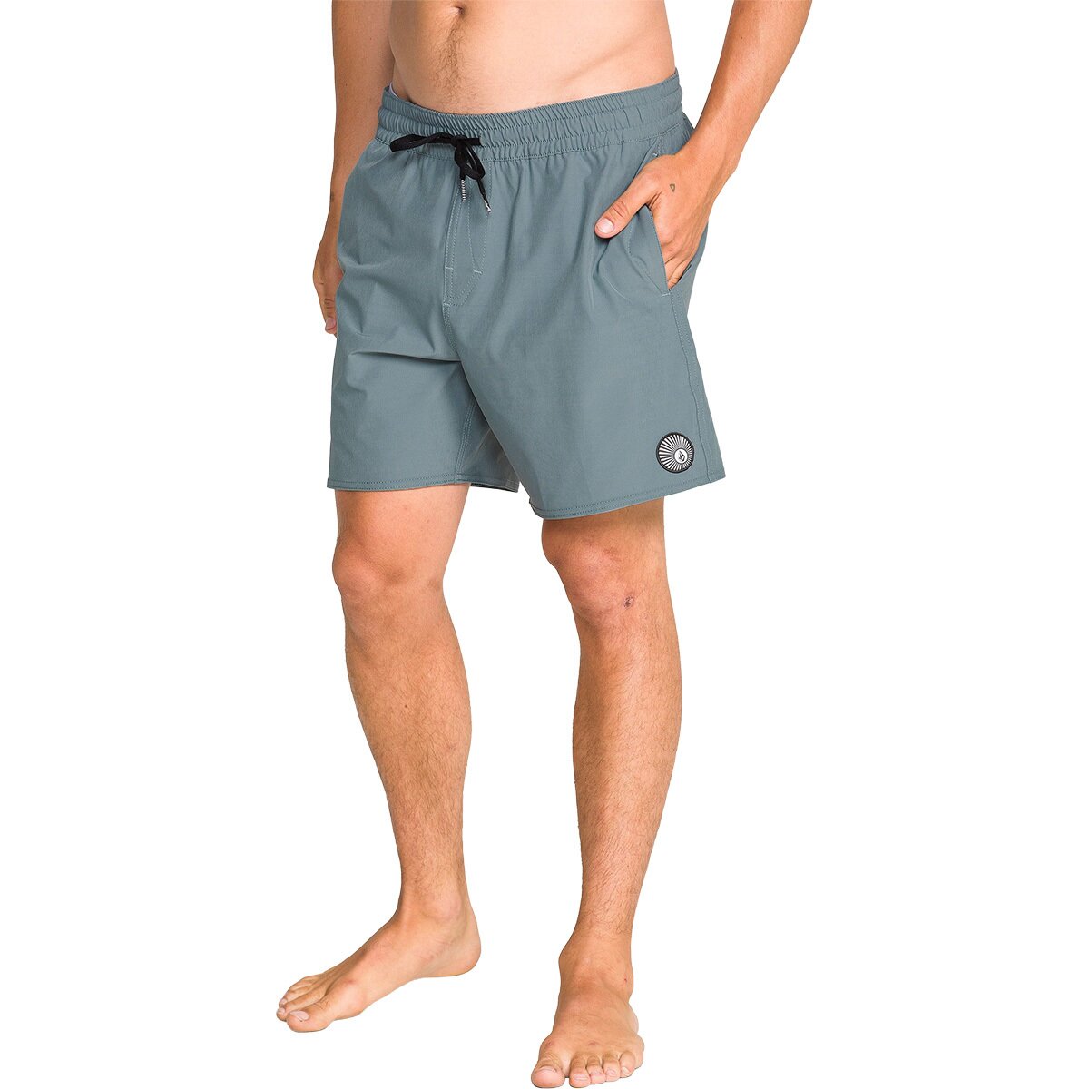Volcom Men's Lido Solid 16 Trunk in Tradewinds - Size: Large