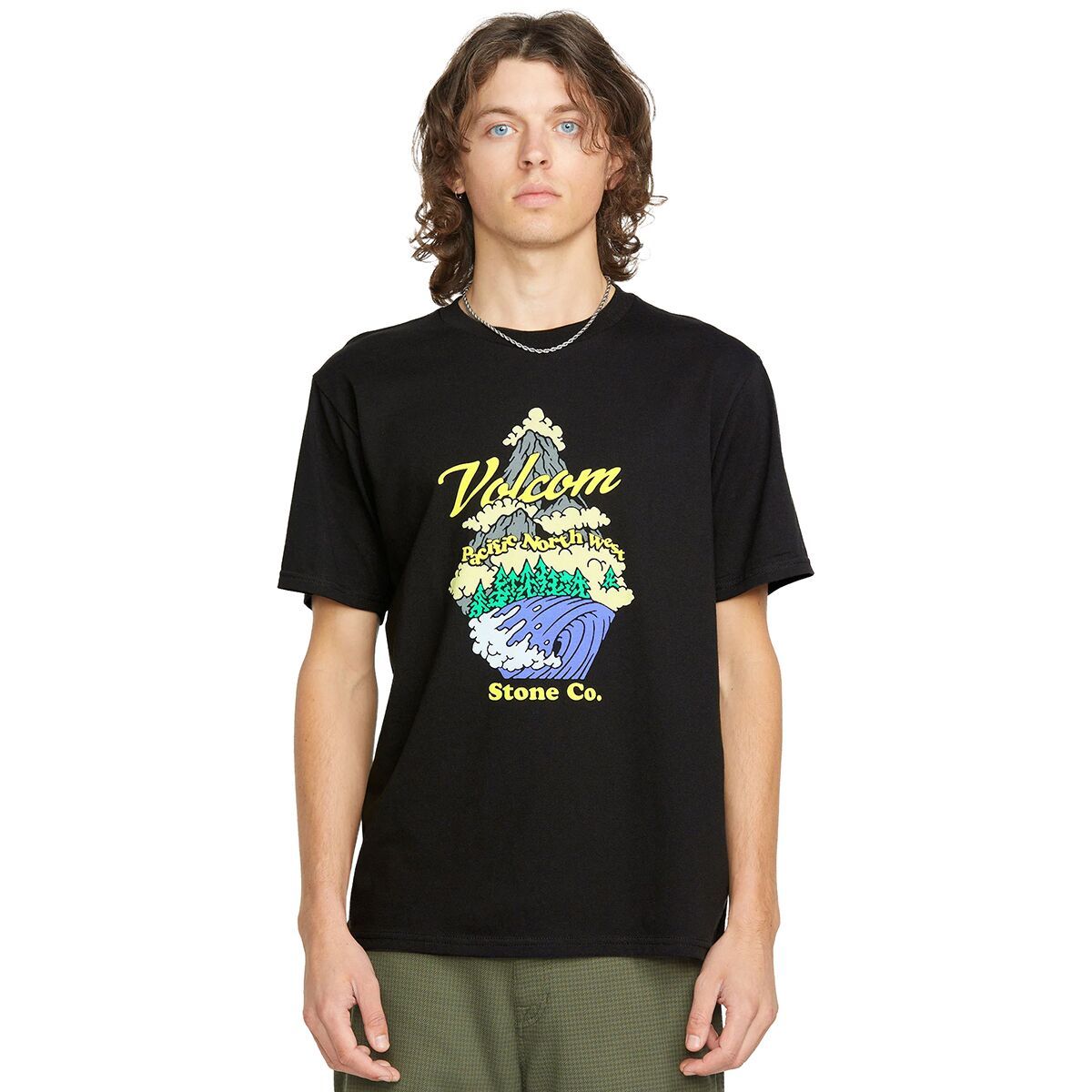 Volcom Men's PNW Short-Sleeve T-Shirt in Black - Size: XL