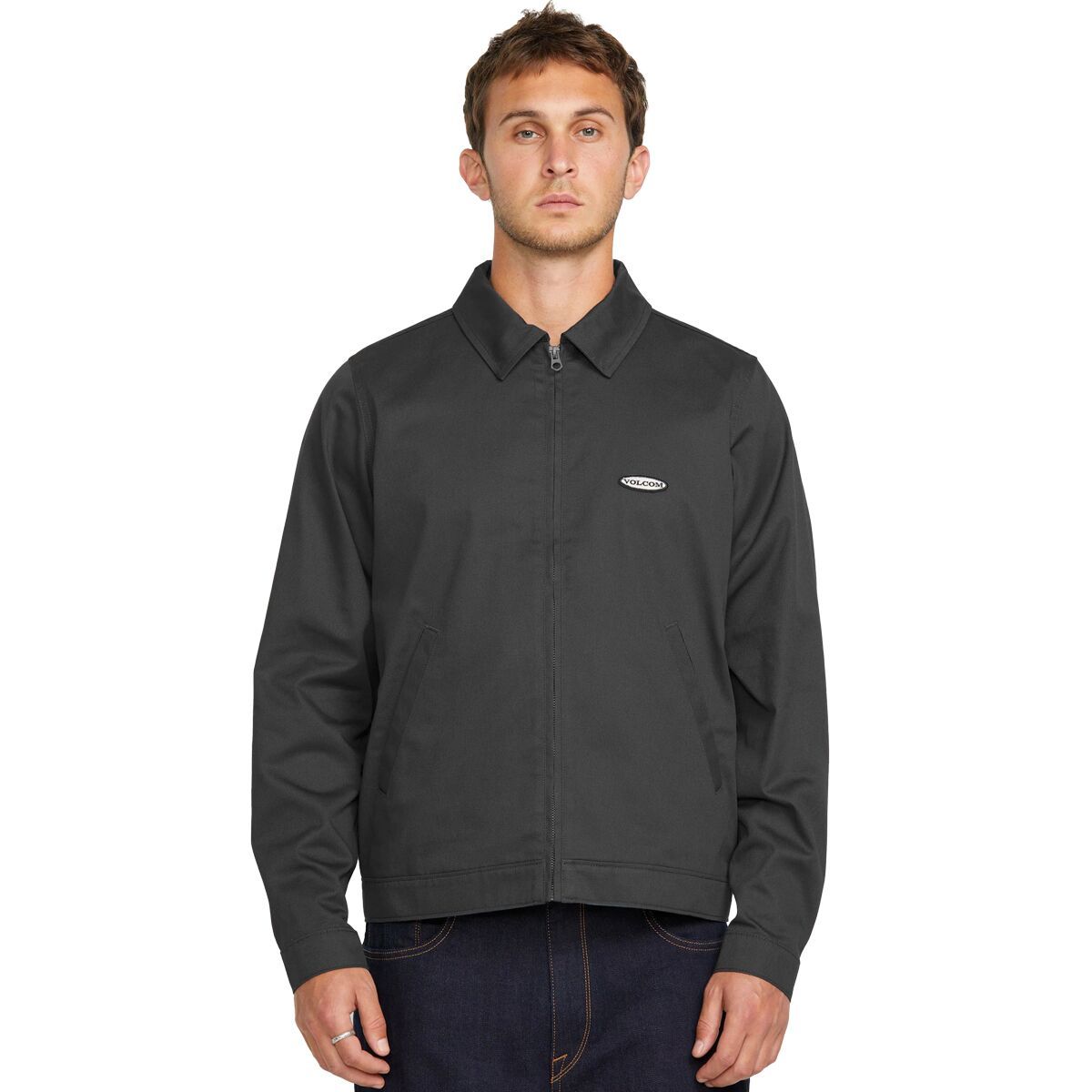 Volcom Men's Voider Jacket in Asphalt Black - Size: XL