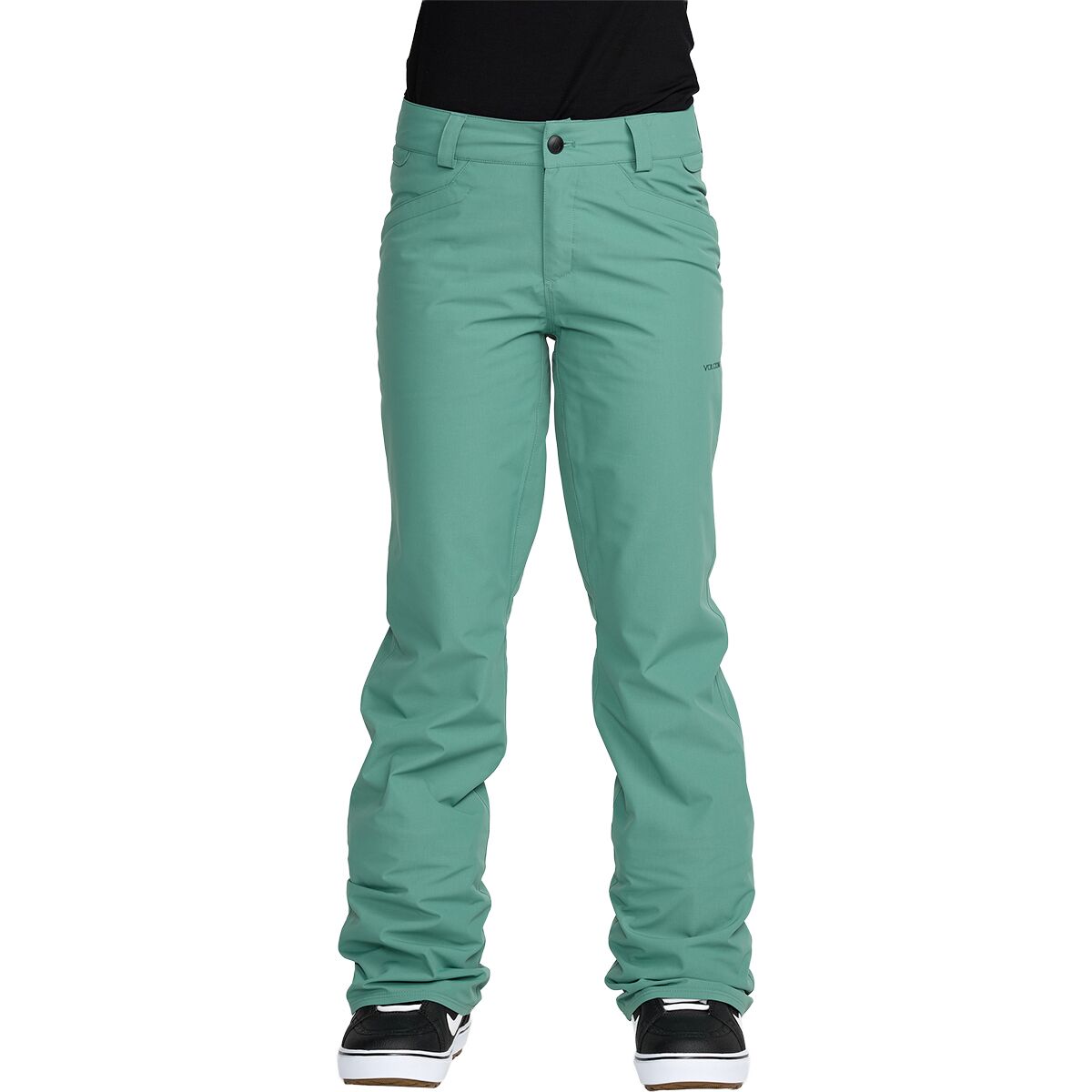 Volcom Volcom Women's Hallen Pant in Spruce Green - Size: Large - $74.98 at Steep and Cheap