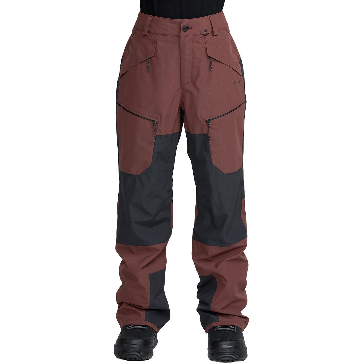 Volcom Women's Stone Mica 20K Pant in Oxblood - Size: XL